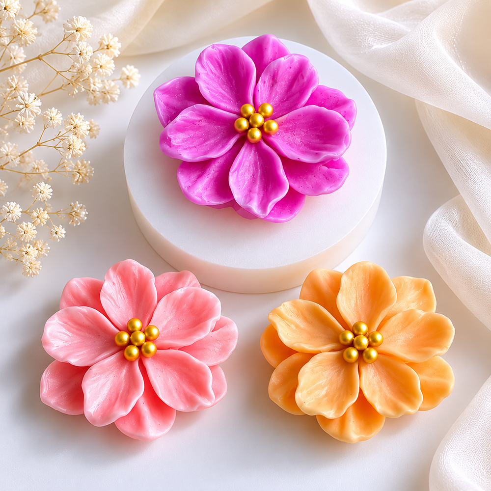 Soap Making Supplies Wholesale - Wholesale Flowers Silicone Candle Mold Aroma