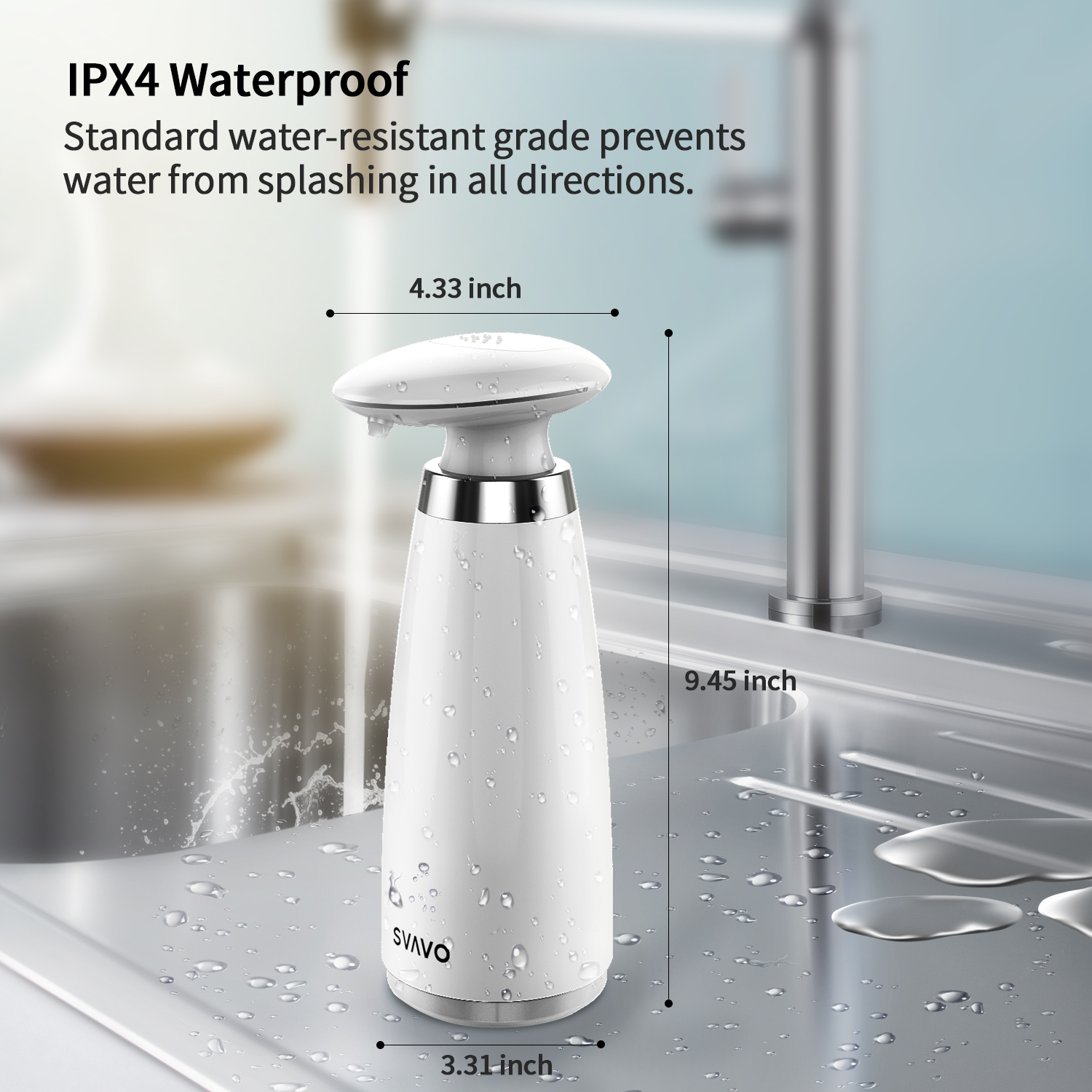 Soap Making Machine - SVAVO 350ml automatic soap dispenser intelligent