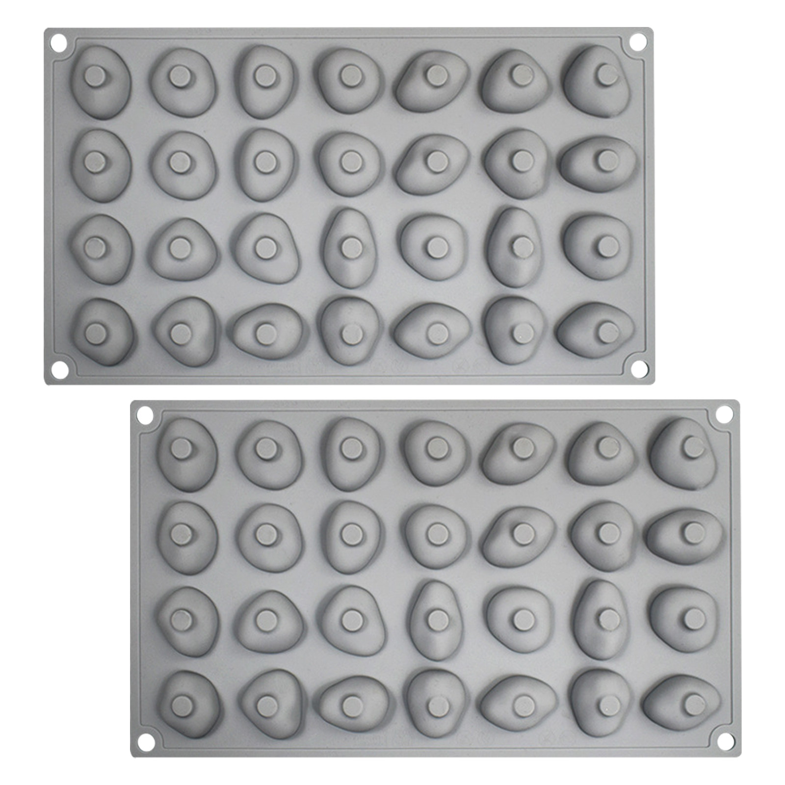Soap Making Silicone Molds - 2Pcs Chocolate Making Mold Silicone 28