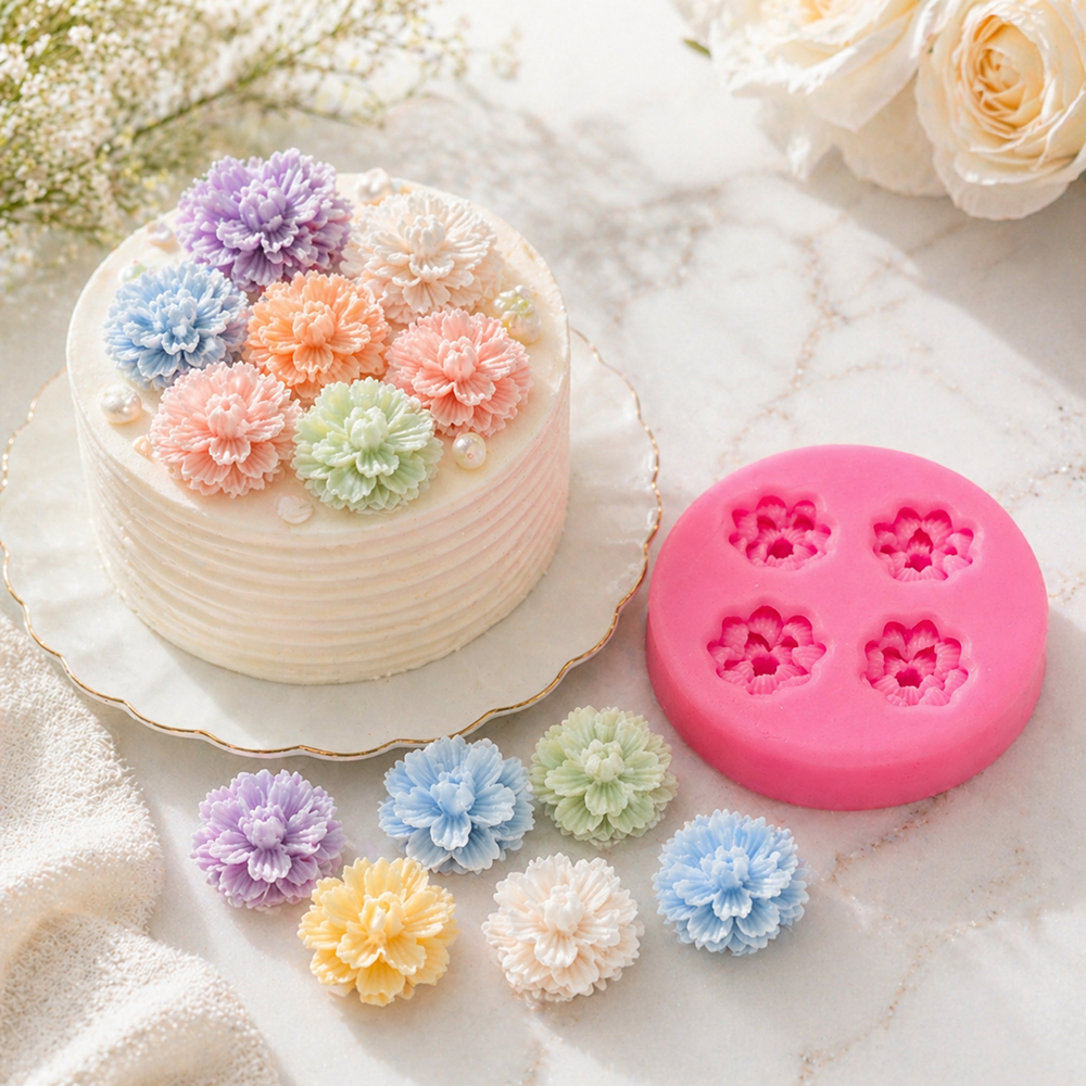 Soap Making Supplies Wholesale - Wholesale Flowers Silicone Candle Mold Aroma