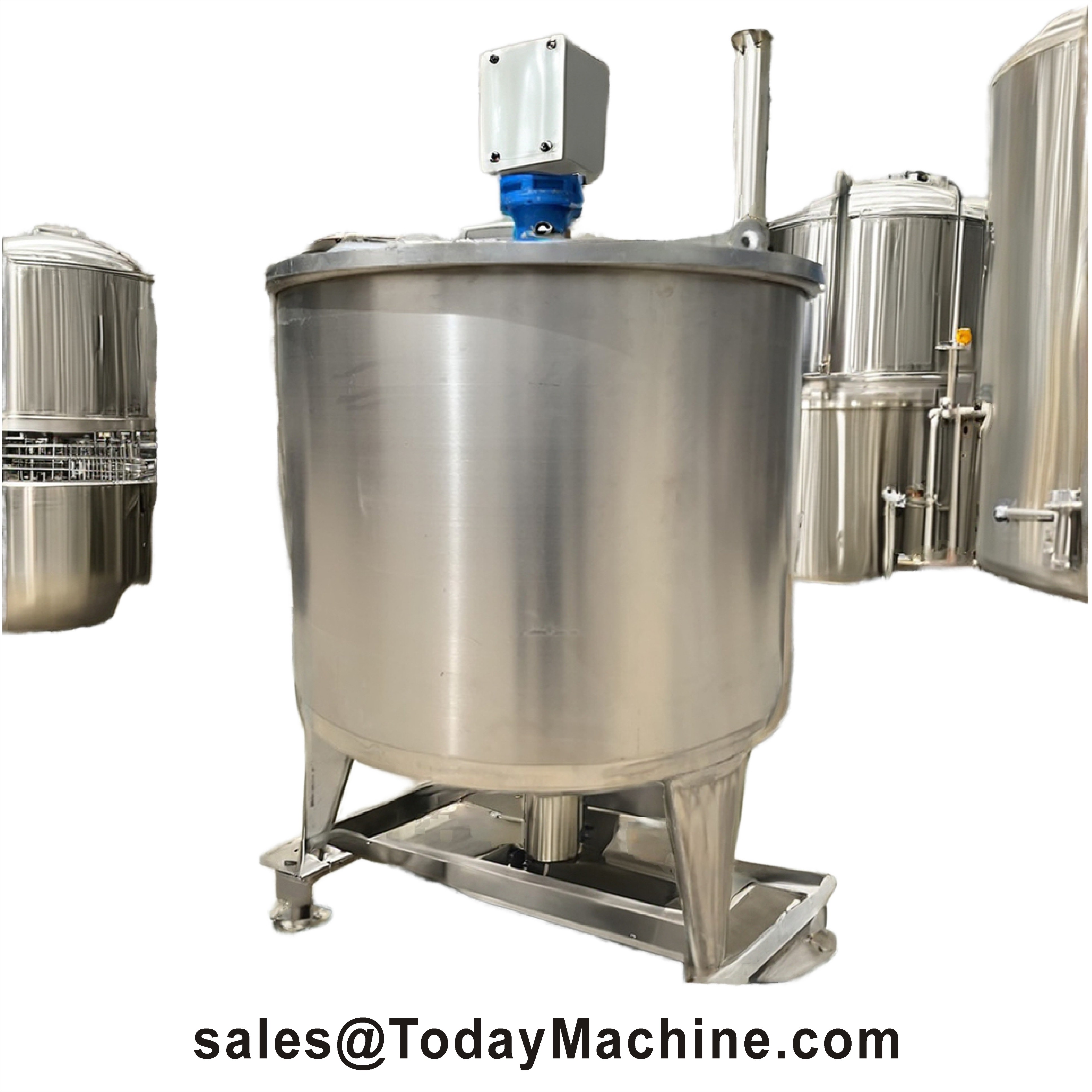 Soap Making Machine - Stainless Steel Mixing Tank with Pump