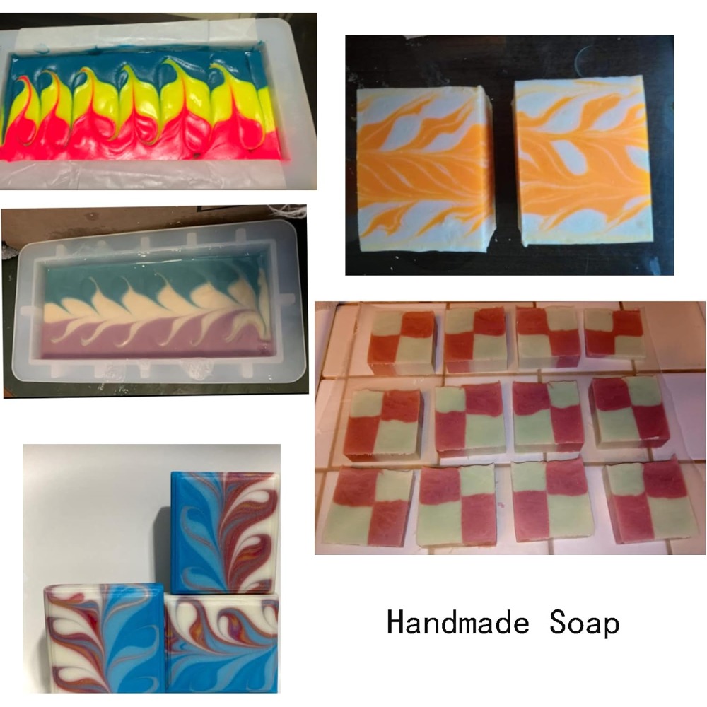 1 Pack 5pcs Silicone Loaf Soap - مراجعة Soap Making Kit For Beginners وسعره
