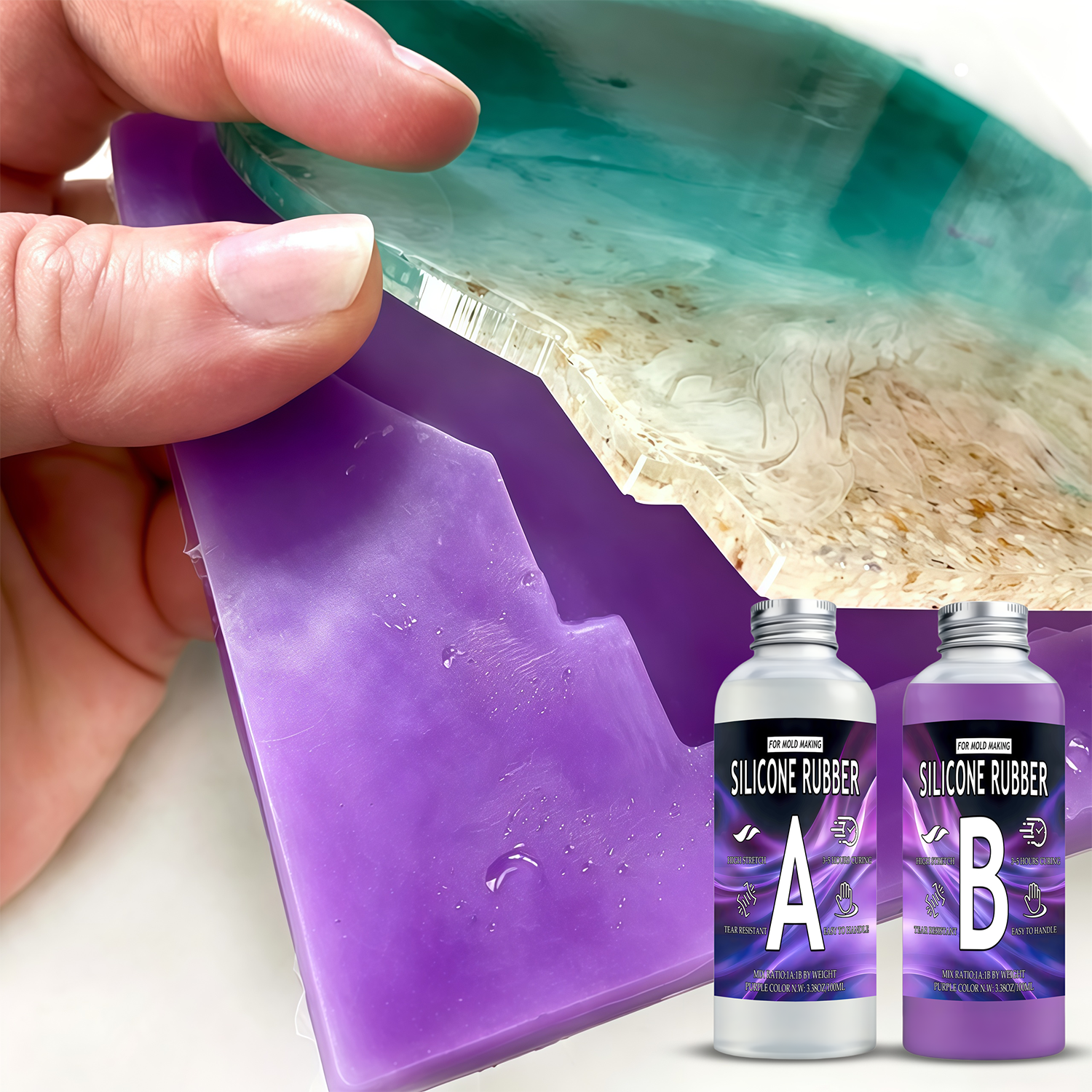 Platinum-cured liquid silicone - مراجعة Soap Making Kit For Beginners وسعره