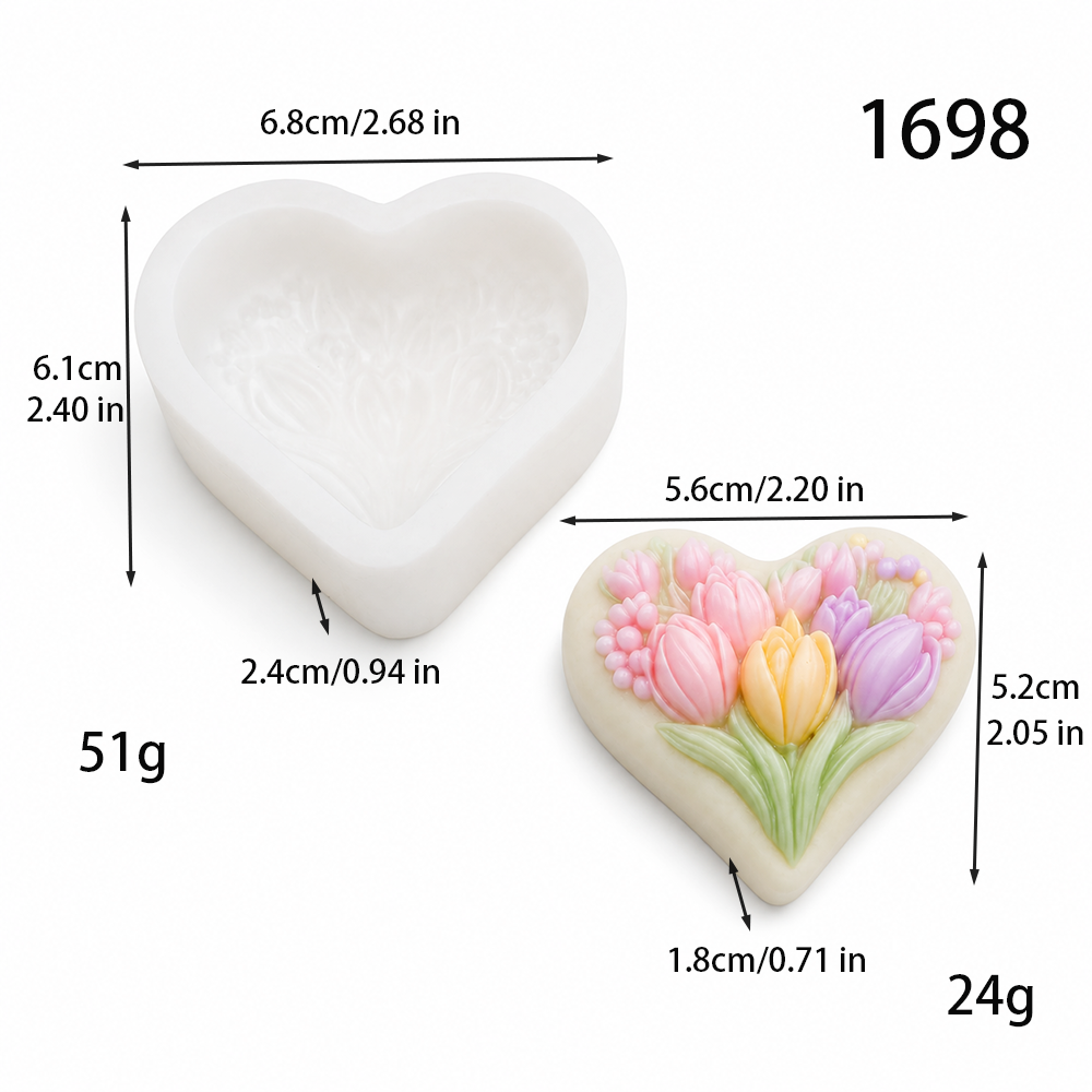 Wholesale Love Tulip  Silicone - مراجعة Soap Making Supplies Wholesale وسعره