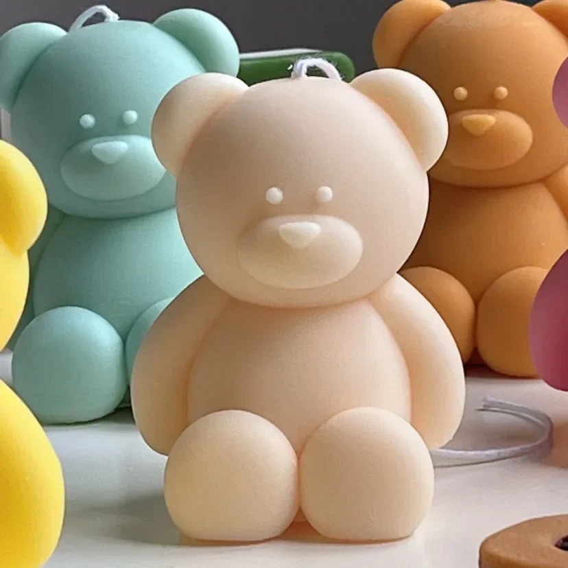 3D Cute Cartoon Bear Silicone  - مراجعة Soap Making Kit For Beginners وسعره