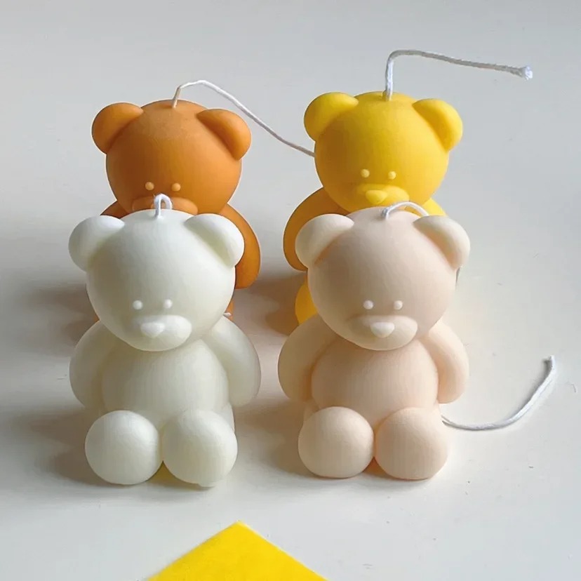 3D Cute Cartoon Bear Silicone  - مراجعة Soap Making Kit For Beginners وسعره
