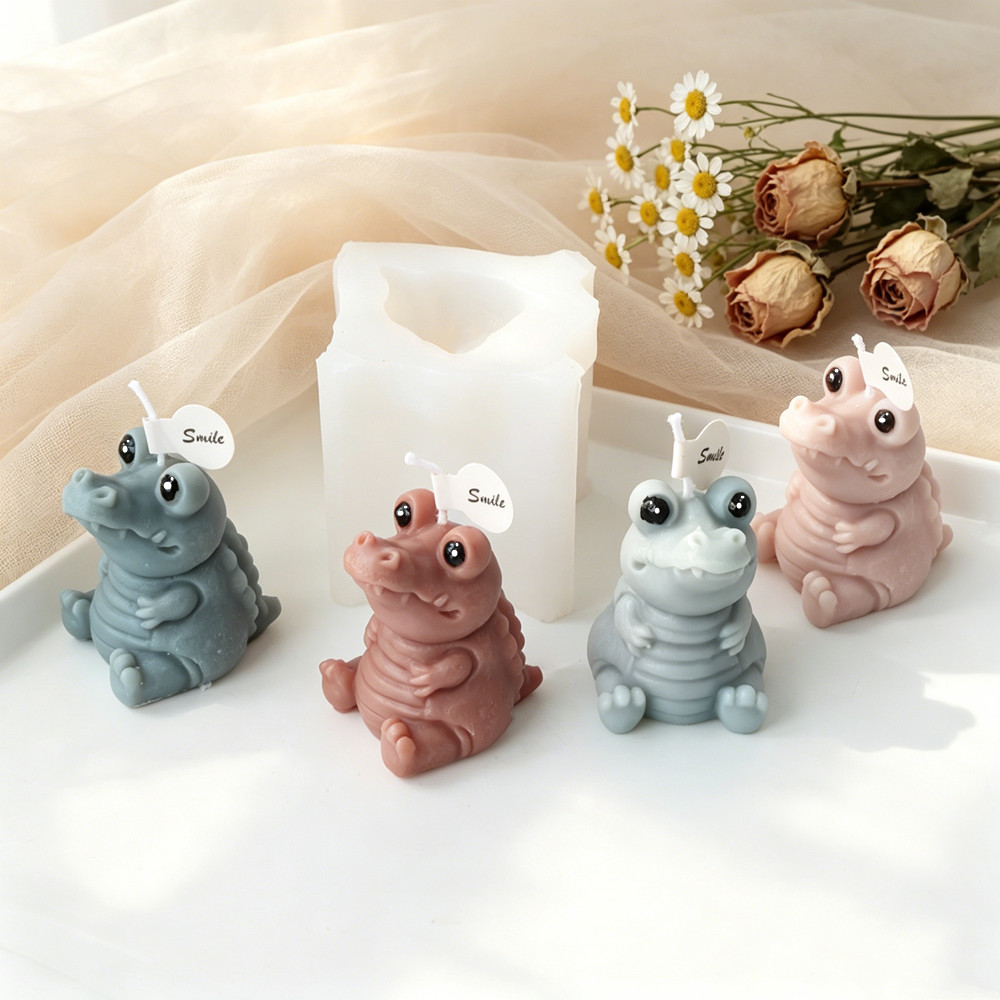 Chibi Crocodile Silicone Candl - مراجعة Soap Making Designs وسعره