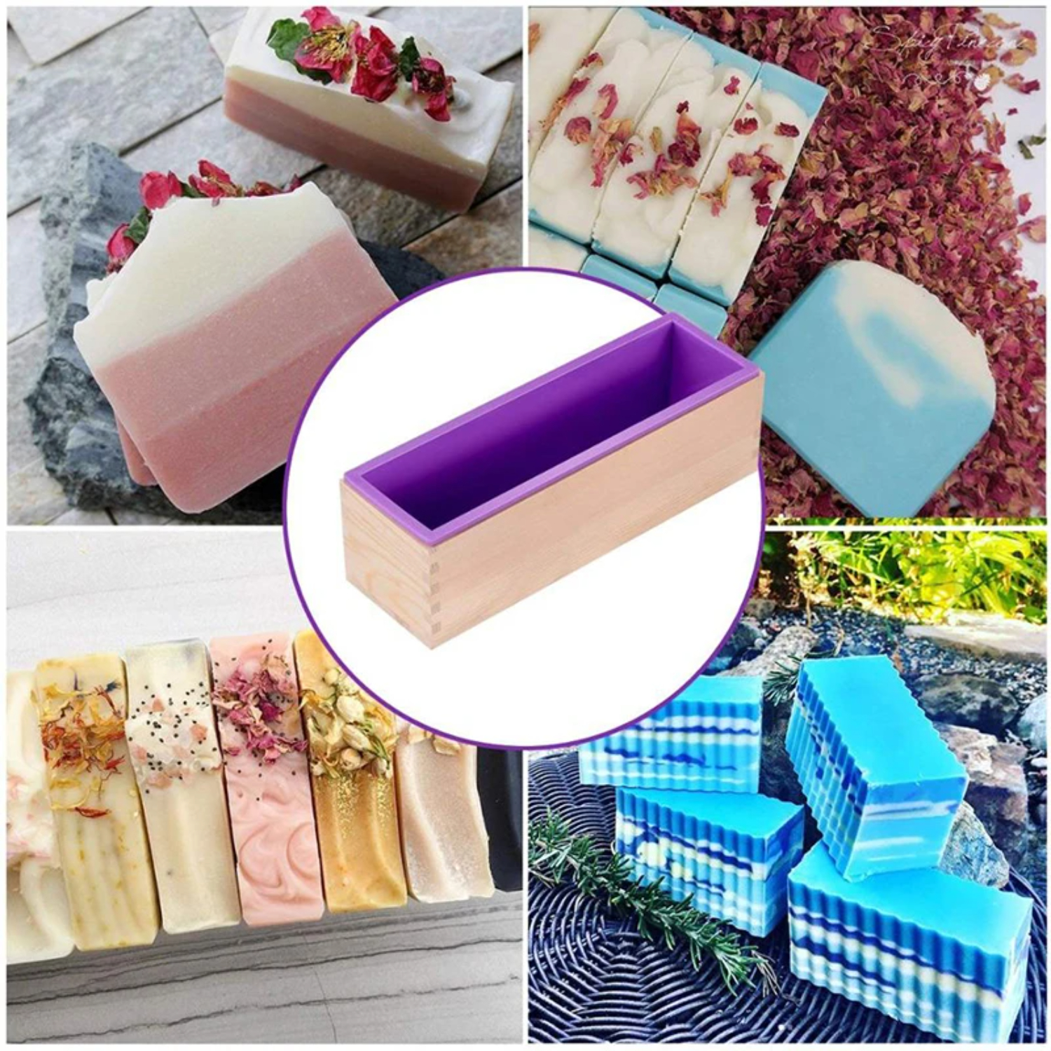 1200ML Silicone Soap Mold Rect - مراجعة Soap Making Supplies Wholesale وسعره