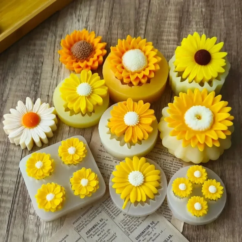 2026-Premium 5Pcs Sunflower Si - مراجعة Soap Making Designs وسعره