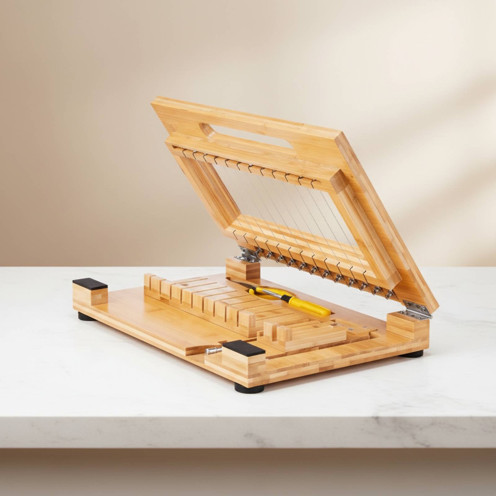 Bamboo Soap Cutter 2-in-1 Desi - مراجعة Soap Making In Home وسعره