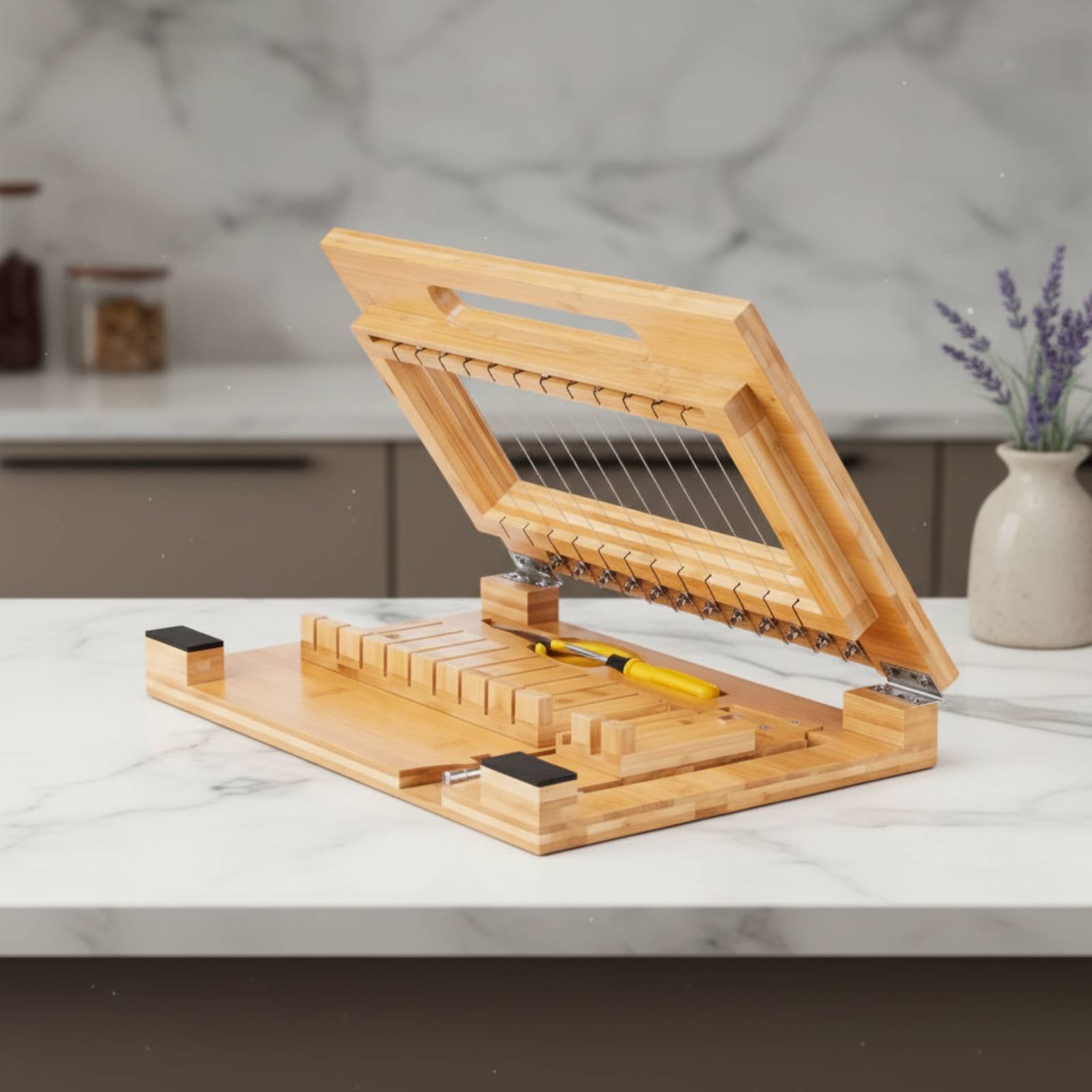 Bamboo Soap Cutter 2-in-1 Desi - مراجعة Soap Making In Home وسعره