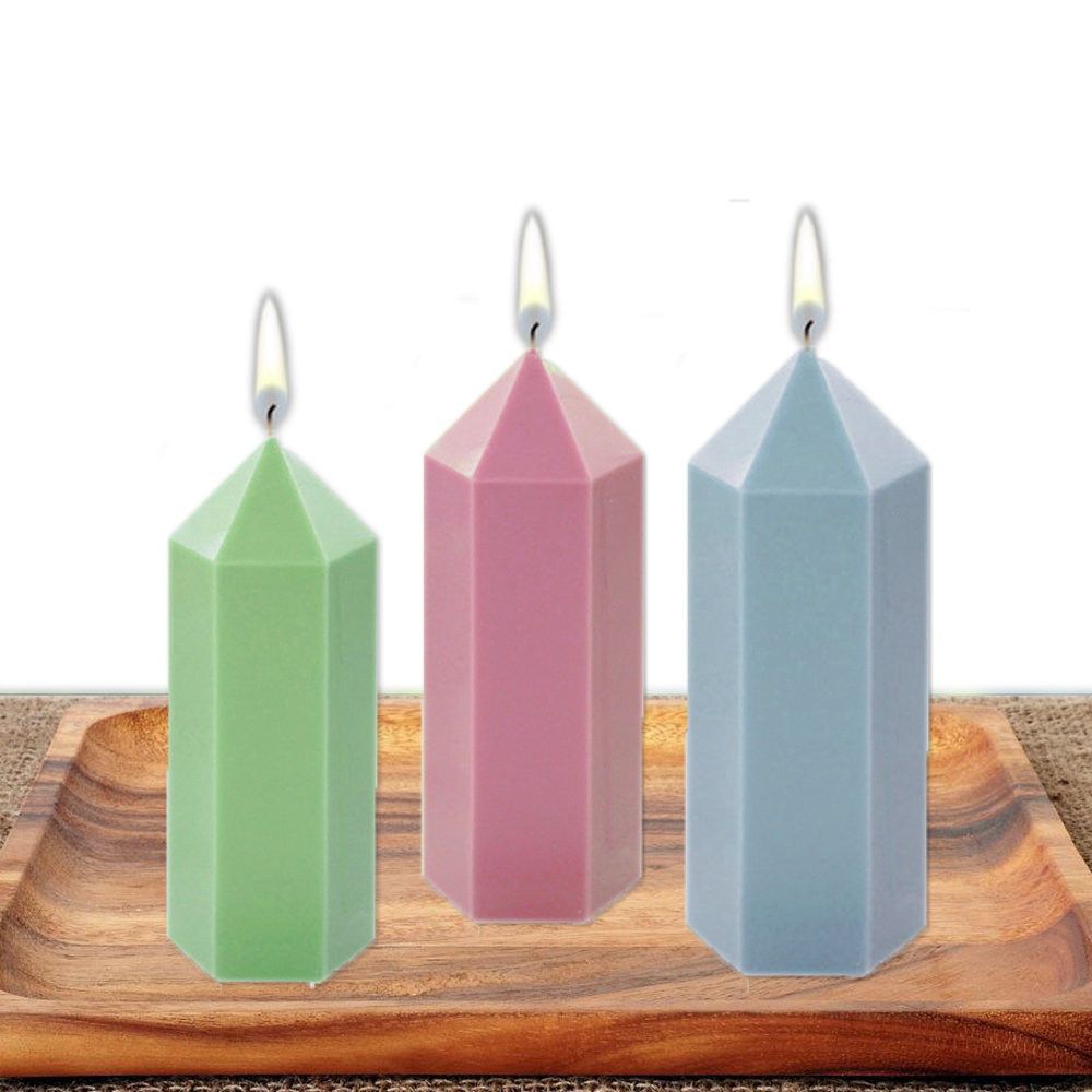 3D Hexagonal Column Candle Mol - مراجعة Soap Making Kit For Beginners وسعره