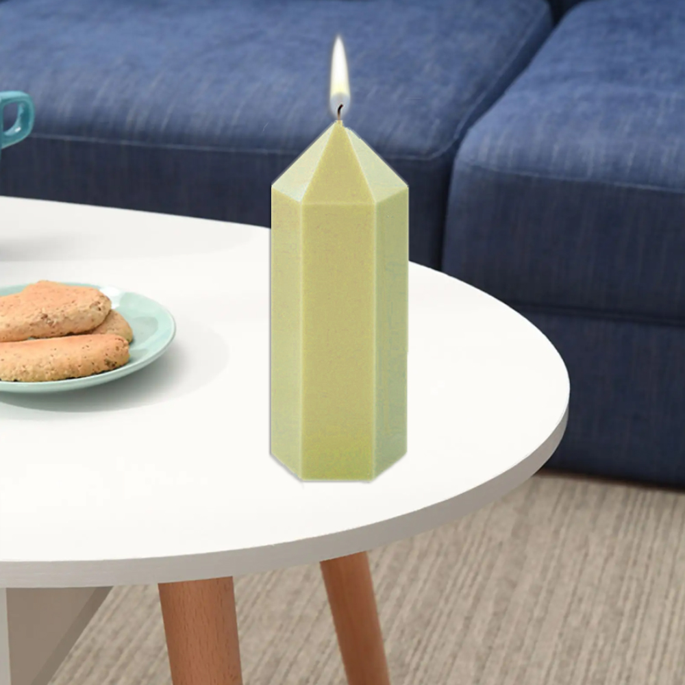 3D Hexagonal Column Candle Mol - مراجعة Soap Making Kit For Beginners وسعره