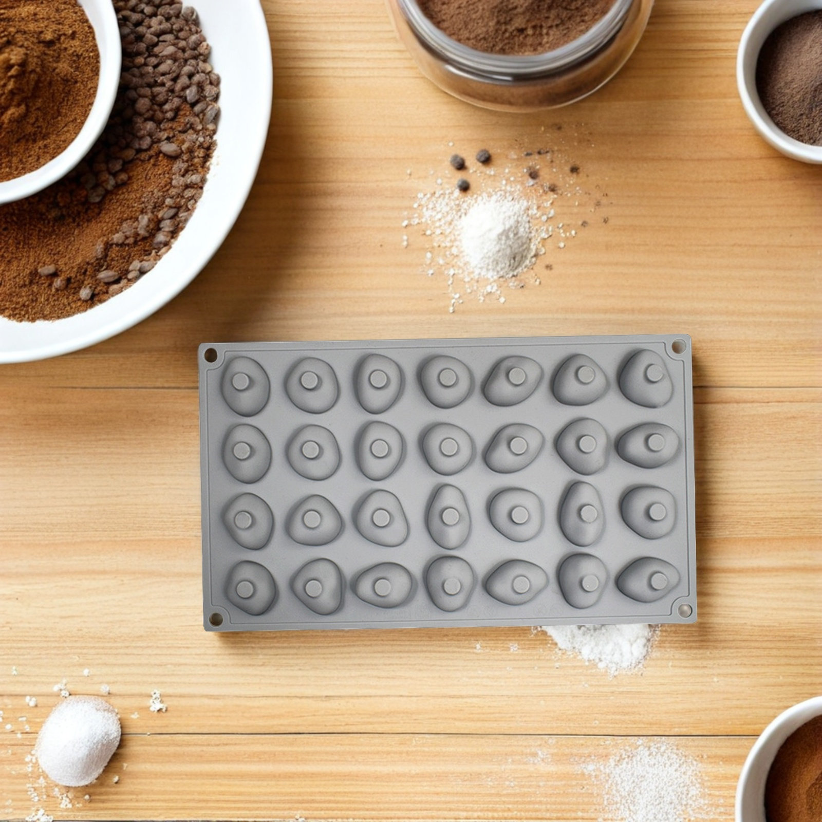 2Pcs Chocolate Making Mold Sil - مراجعة Soap Making Silicone Molds وسعره