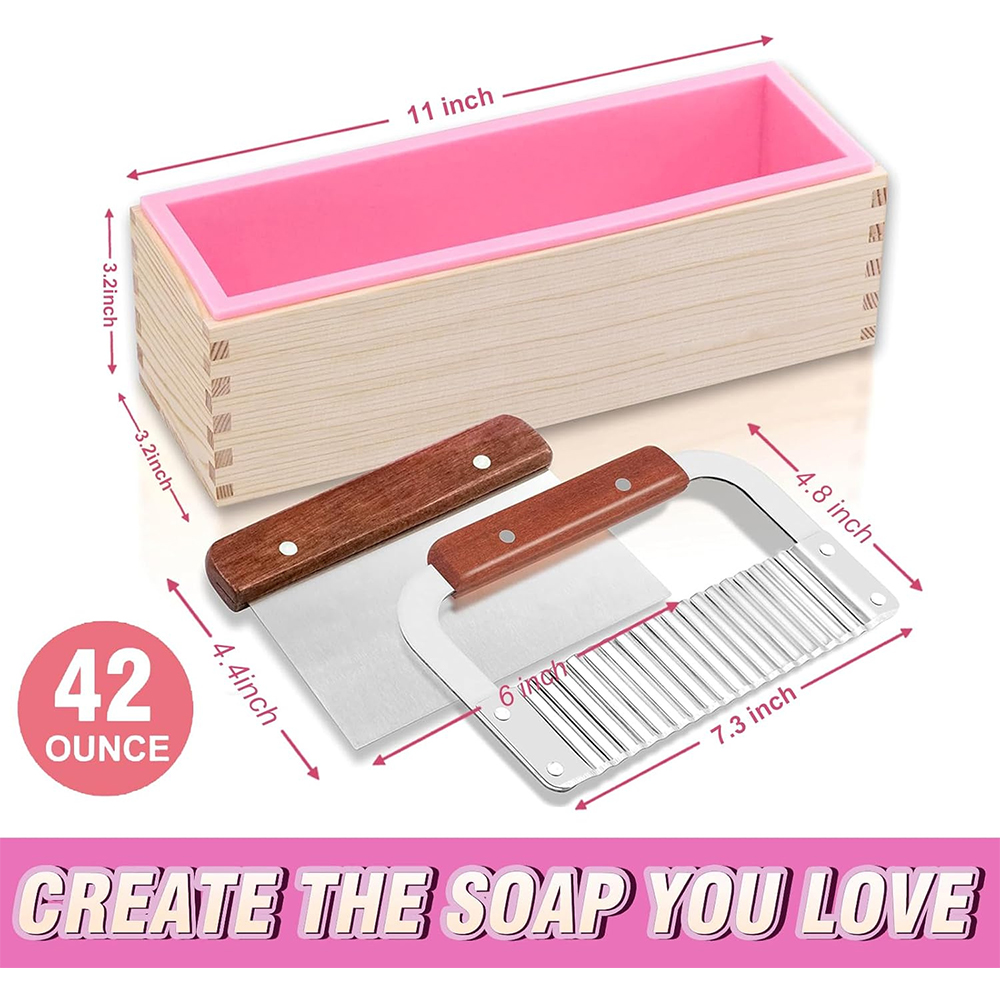 Rectangular Handmade Soap Mold - مراجعة Soap Making Kit For Beginners وسعره