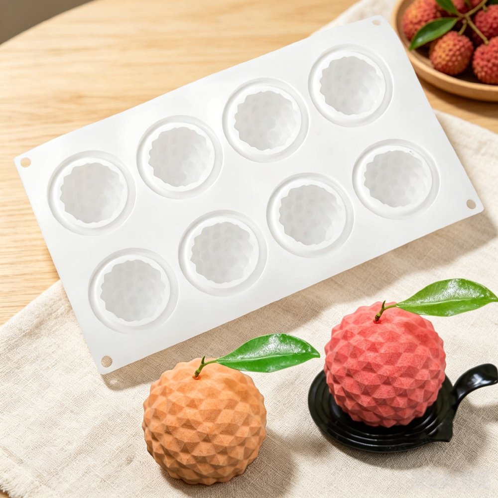 8‑Cavity Lychee Silicone Mold  - مراجعة Soap Making Material وسعره