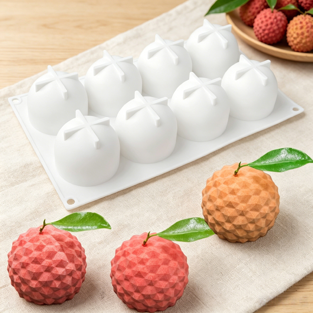 8‑Cavity Lychee Silicone Mold  - مراجعة Soap Making Material وسعره