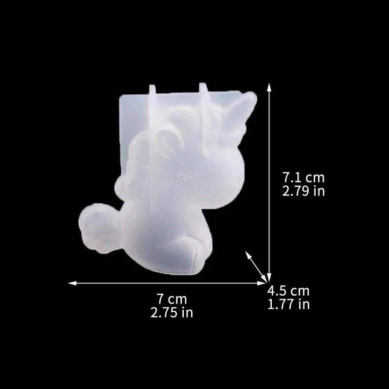 3D Geometric Silicone Unicorn  - مراجعة Soap Making Material وسعره