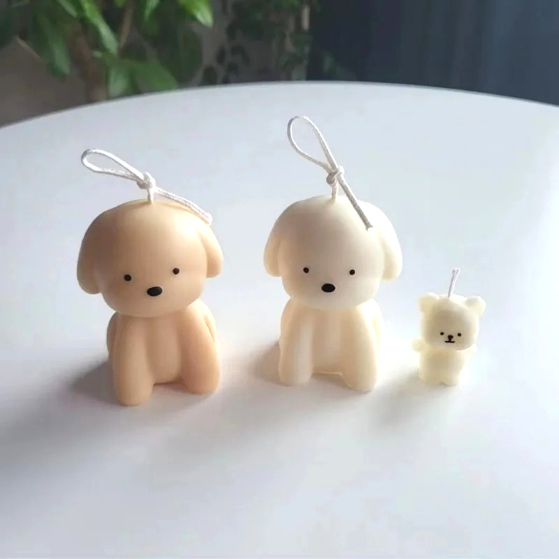 3D Puppy Scented Candle Silico - مراجعة Soap Making Kit For Beginners وسعره