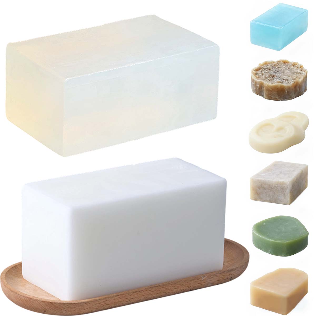 1000g Glycerin Soap Base DIY H - مراجعة Soap Making Supplies Wholesale وسعره
