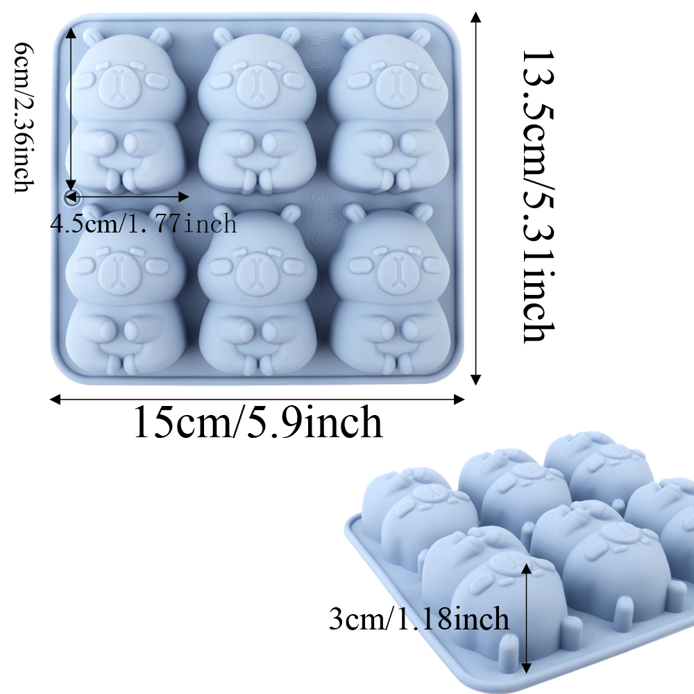 1 Silicone Cake Mold in the Sh - مراجعة Soap Making Silicone Molds وسعره