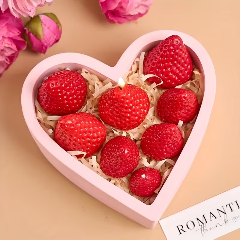 Strawberry Silicone Candle Mol - مراجعة Soap Making Party وسعره