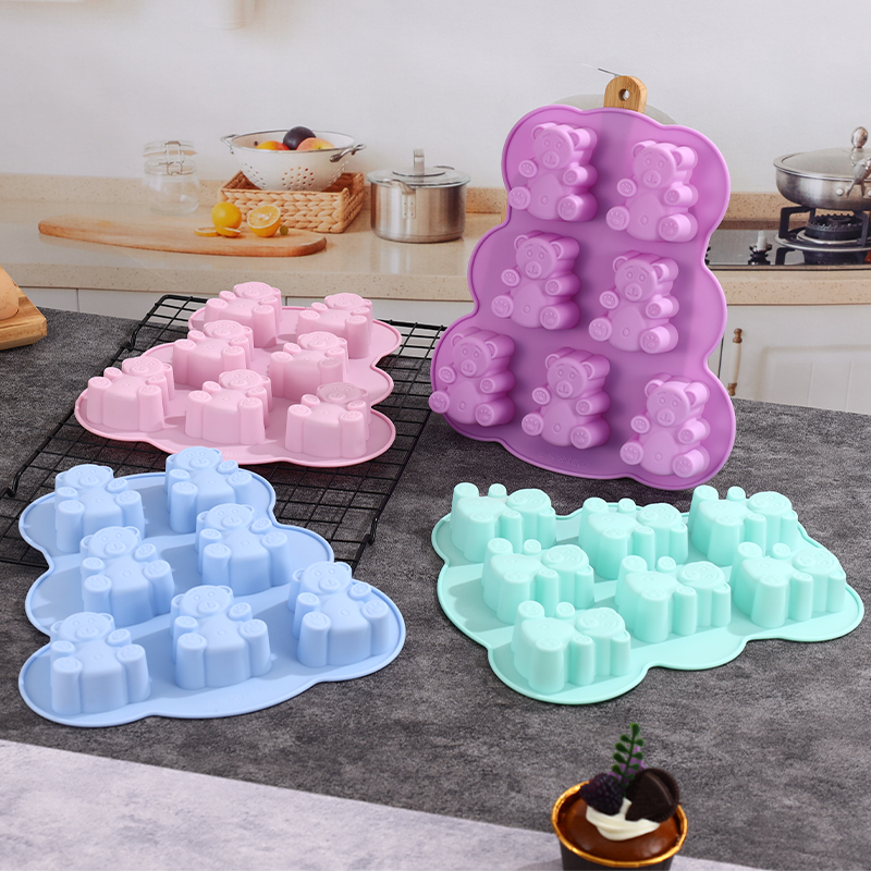 Silicone Gummy Bear Molds,Jell - مراجعة Soap Making Silicone Molds وسعره