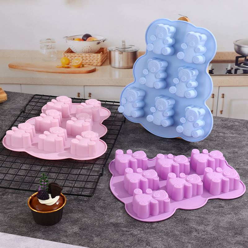 Silicone Gummy Bear Molds,Jell - مراجعة Soap Making Silicone Molds وسعره