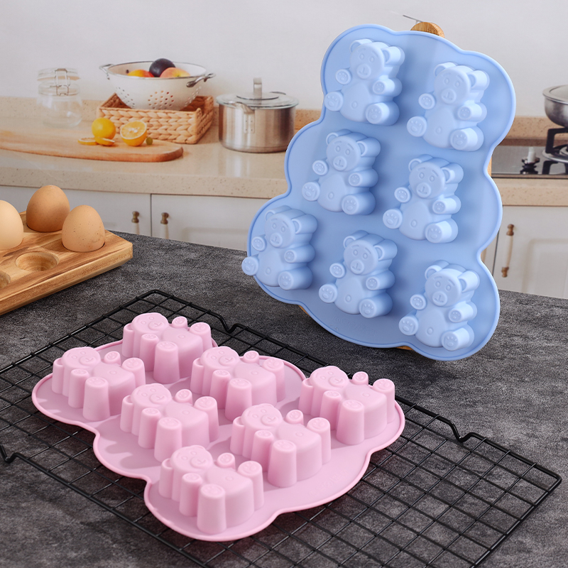 Silicone Gummy Bear Molds,Jell - مراجعة Soap Making Silicone Molds وسعره