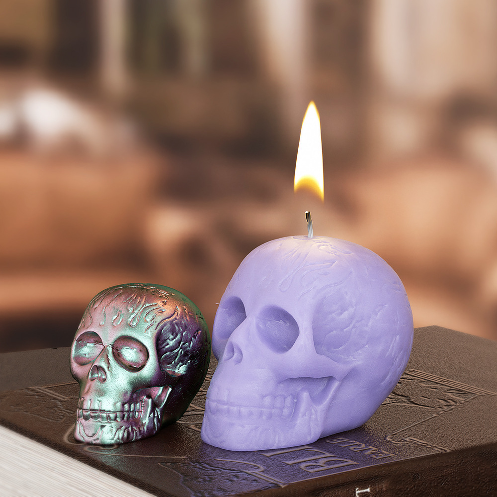Multi Size Skull Head Silicone - مراجعة Soap Making Silicone Molds وسعره