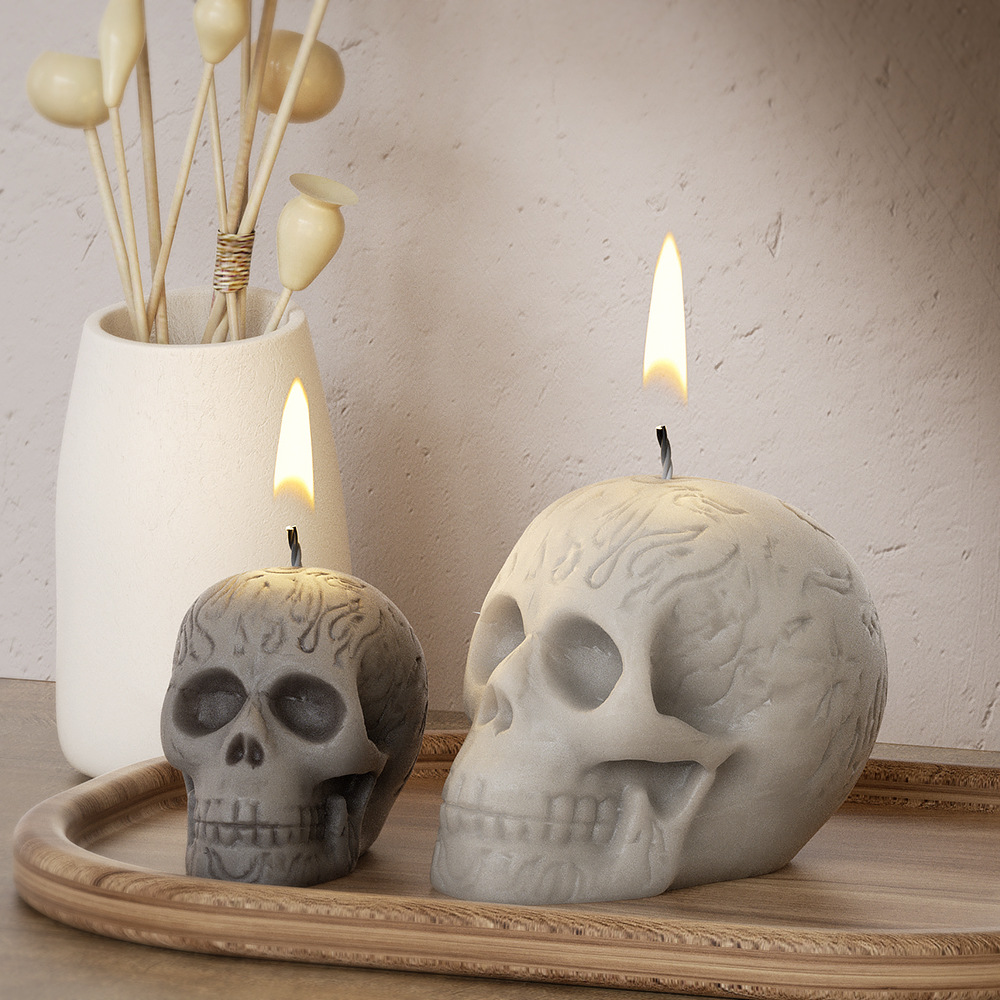 Multi Size Skull Head Silicone - مراجعة Soap Making Silicone Molds وسعره