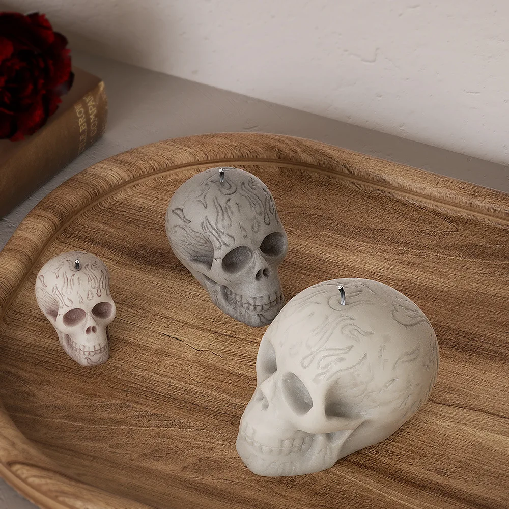 Multi Size Skull Head Silicone - مراجعة Soap Making Silicone Molds وسعره