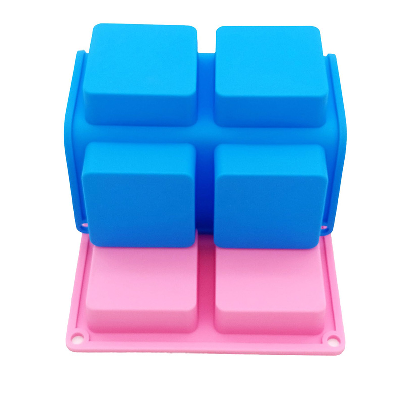 Square Soap Molds 6-Cavity Non - مراجعة Soap Making Silicone Molds وسعره