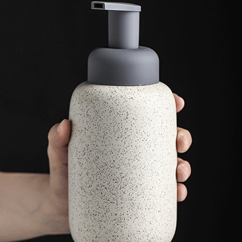 Bathroom Ceramic Mousse Dispen - مراجعة Soap Making Foam وسعره