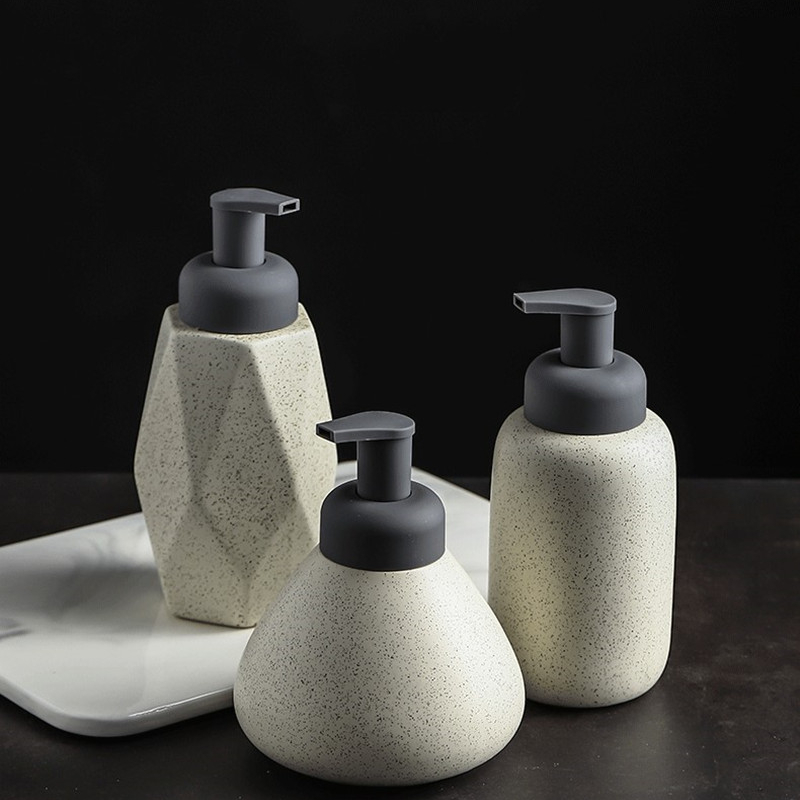 Bathroom Ceramic Mousse Dispen - مراجعة Soap Making Foam وسعره