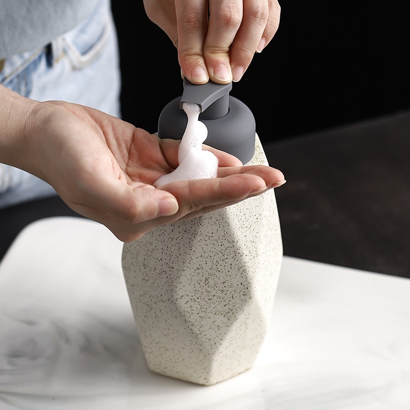 Bathroom Ceramic Mousse Dispen - مراجعة Soap Making Foam وسعره