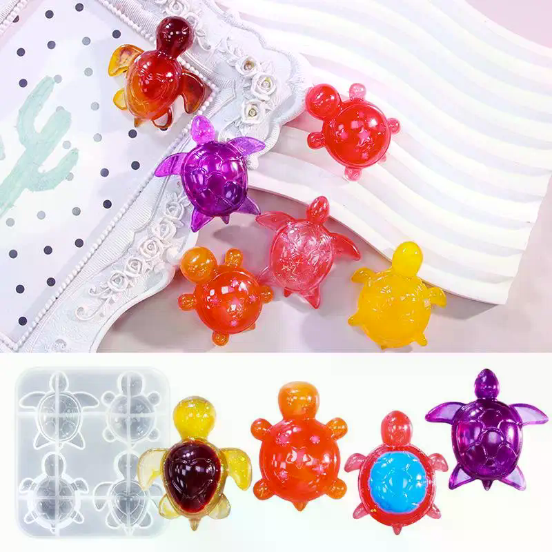 Four Turtles Plaster Silicone  - مراجعة Soap Making Silicone Molds وسعره