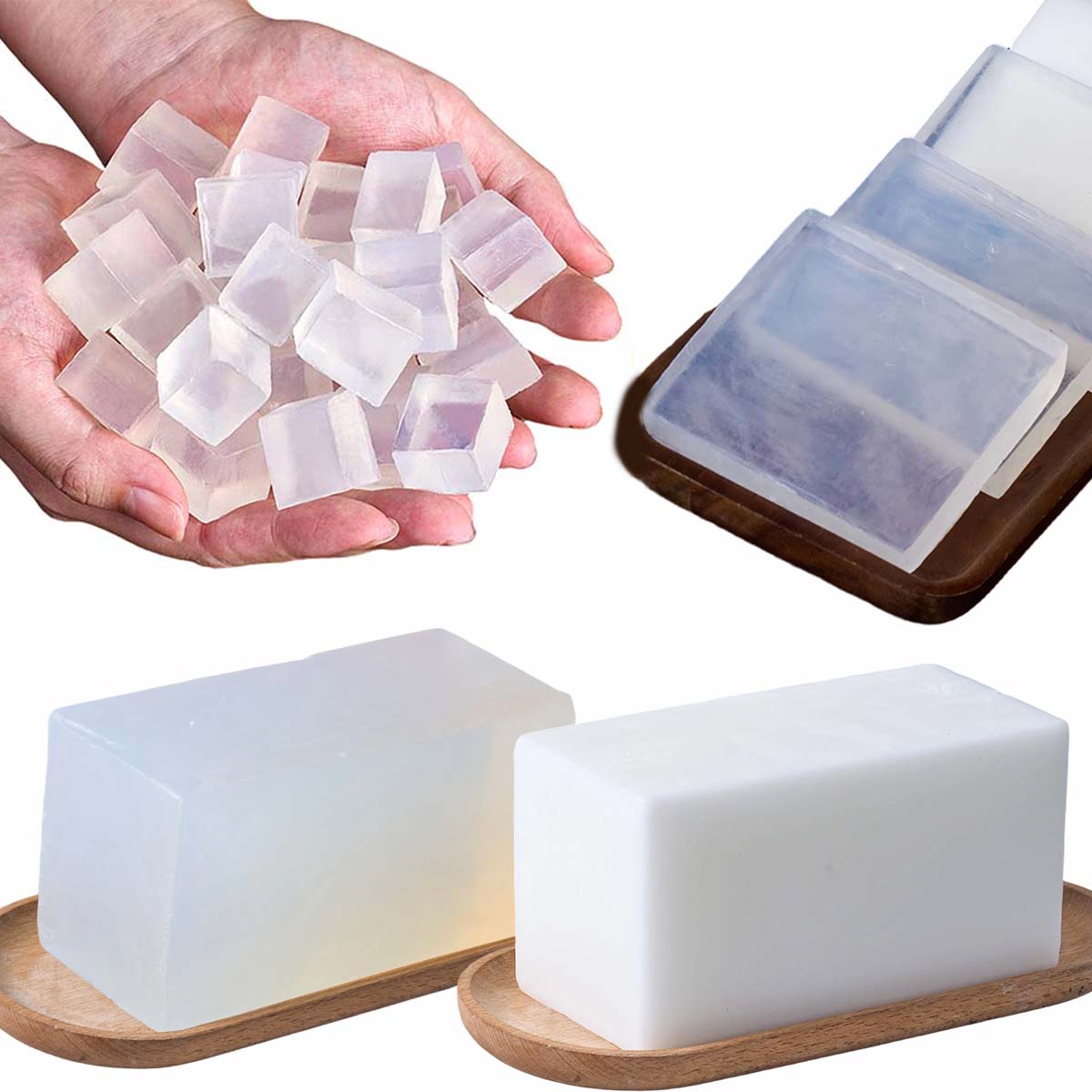 1000g Glycerin Soap Base DIY H - مراجعة Soap Making Supplies Wholesale وسعره