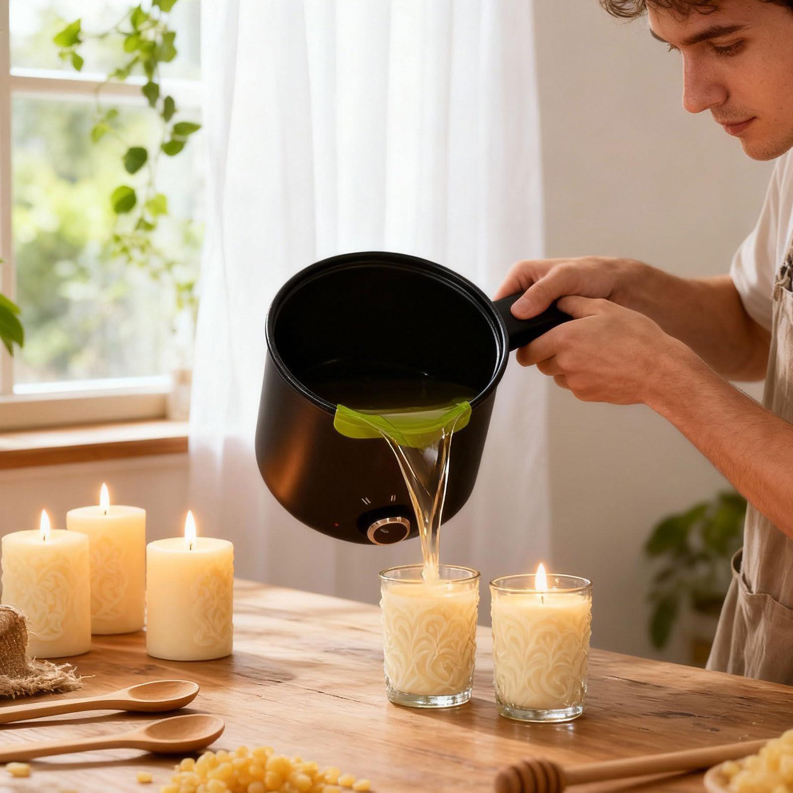 Candle Wax Melting Pot 1.5L La - مراجعة Soap Making In Home وسعره