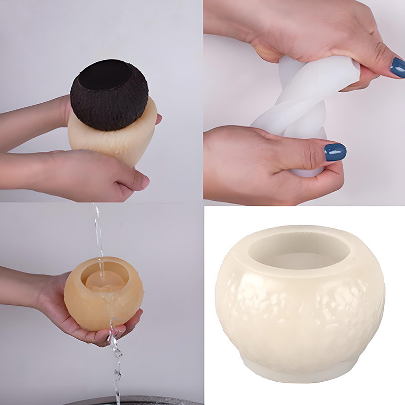 3D Simulation Coconut Silicone - مراجعة Soap Making Silicone Molds وسعره