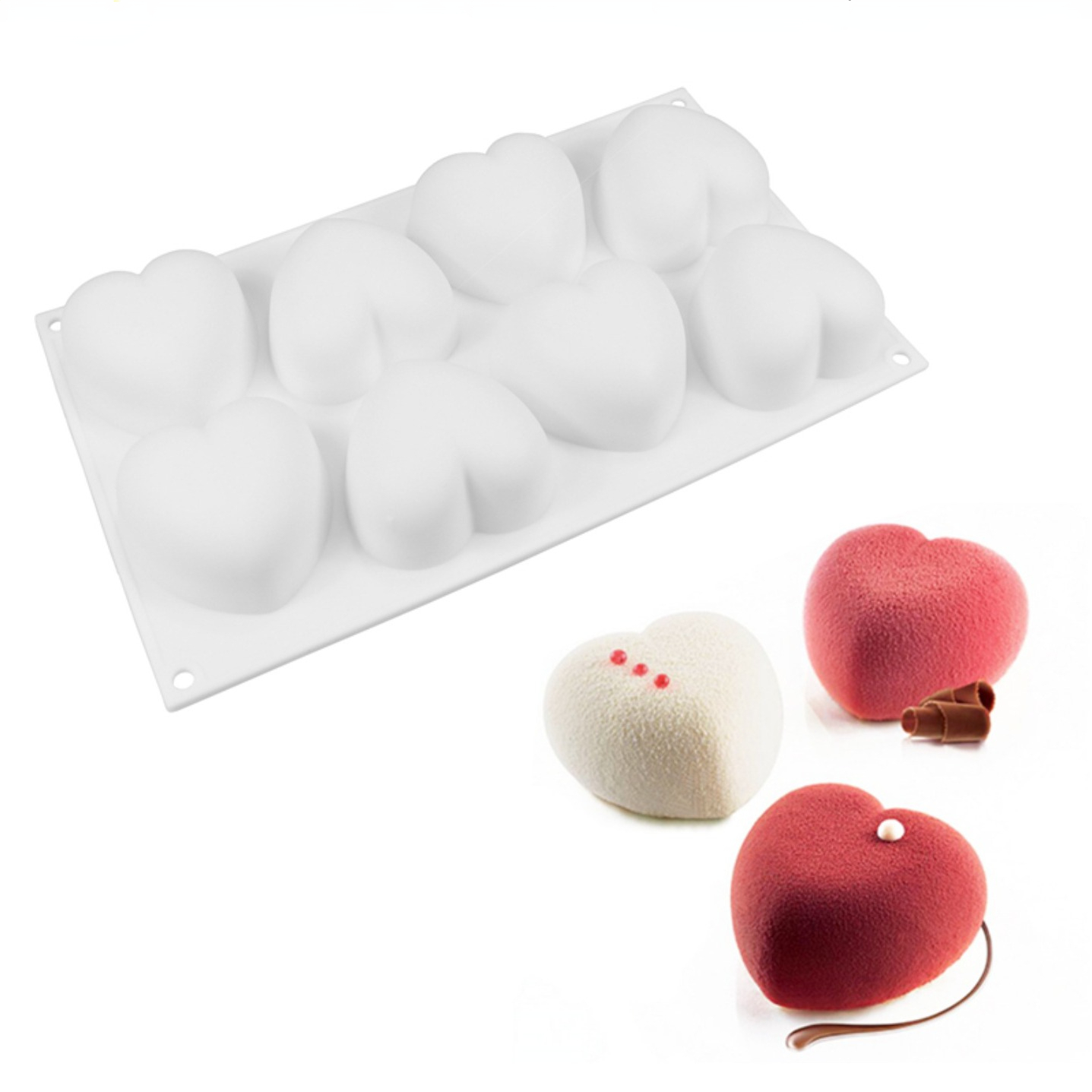 Love Heart Silicone Soap Mold  - مراجعة Soap Making Kit For Beginners وسعره