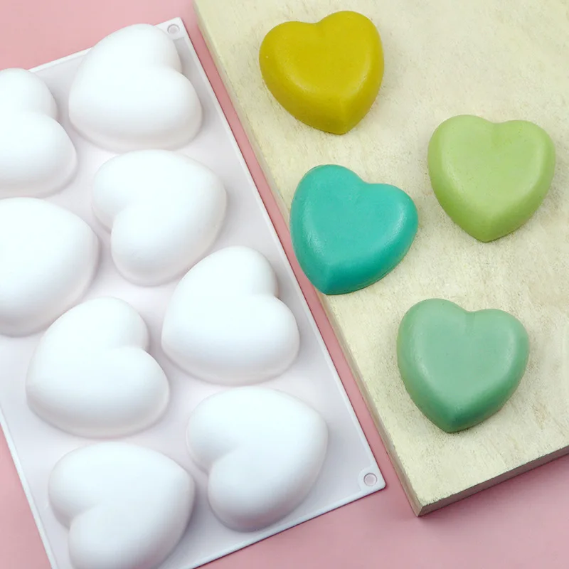 Love Heart Silicone Soap Mold  - مراجعة Soap Making Kit For Beginners وسعره