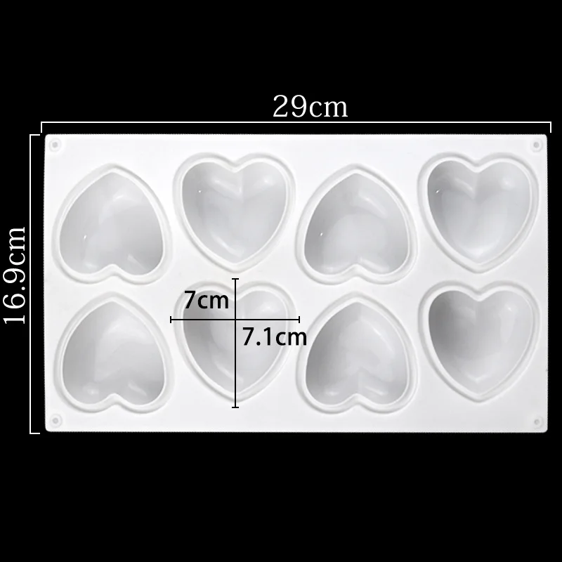 Love Heart Silicone Soap Mold  - مراجعة Soap Making Kit For Beginners وسعره