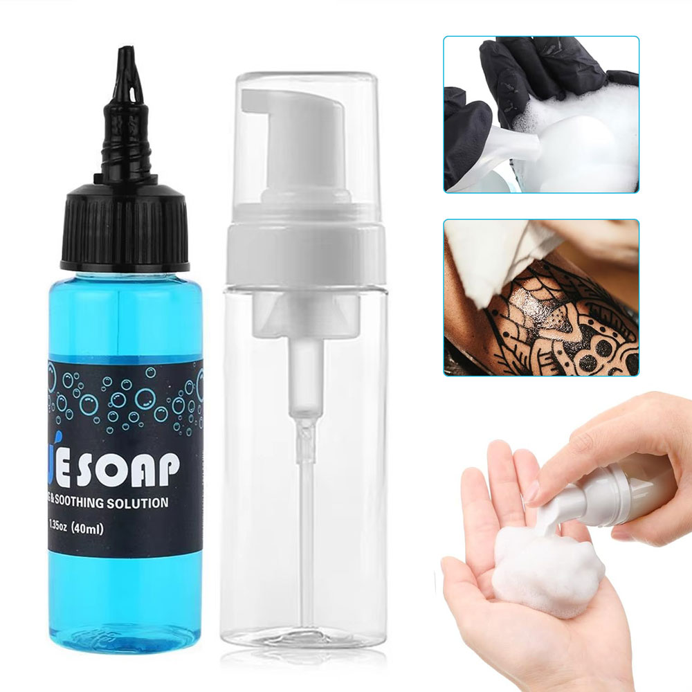 Tattoo Blue Soap Highly Concen - مراجعة Soap Making Foam وسعره