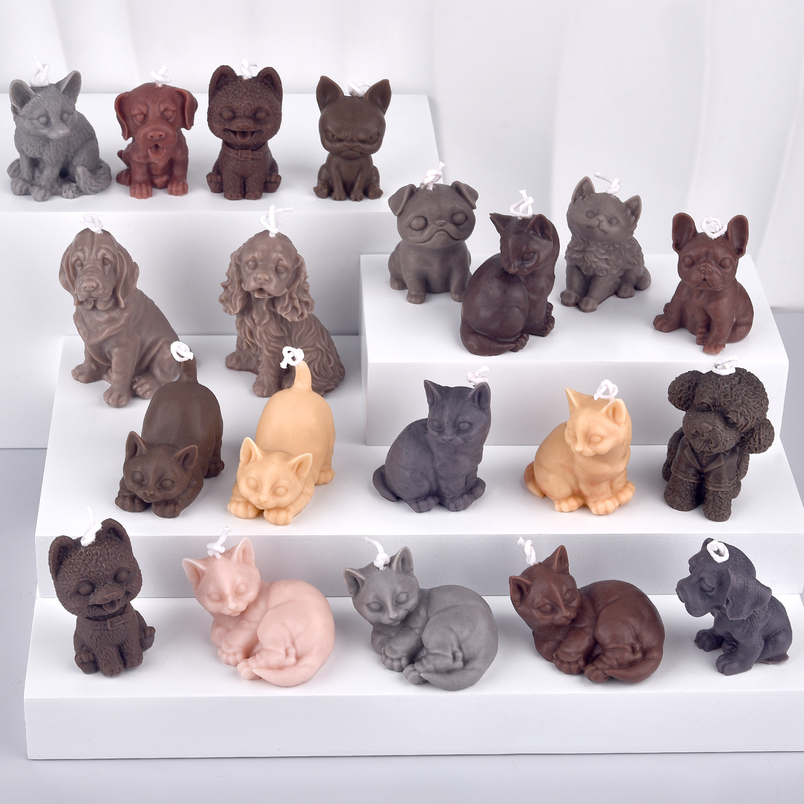 3D Dogs Cats Silicone Mold For - مراجعة Soap Making In Home وسعره