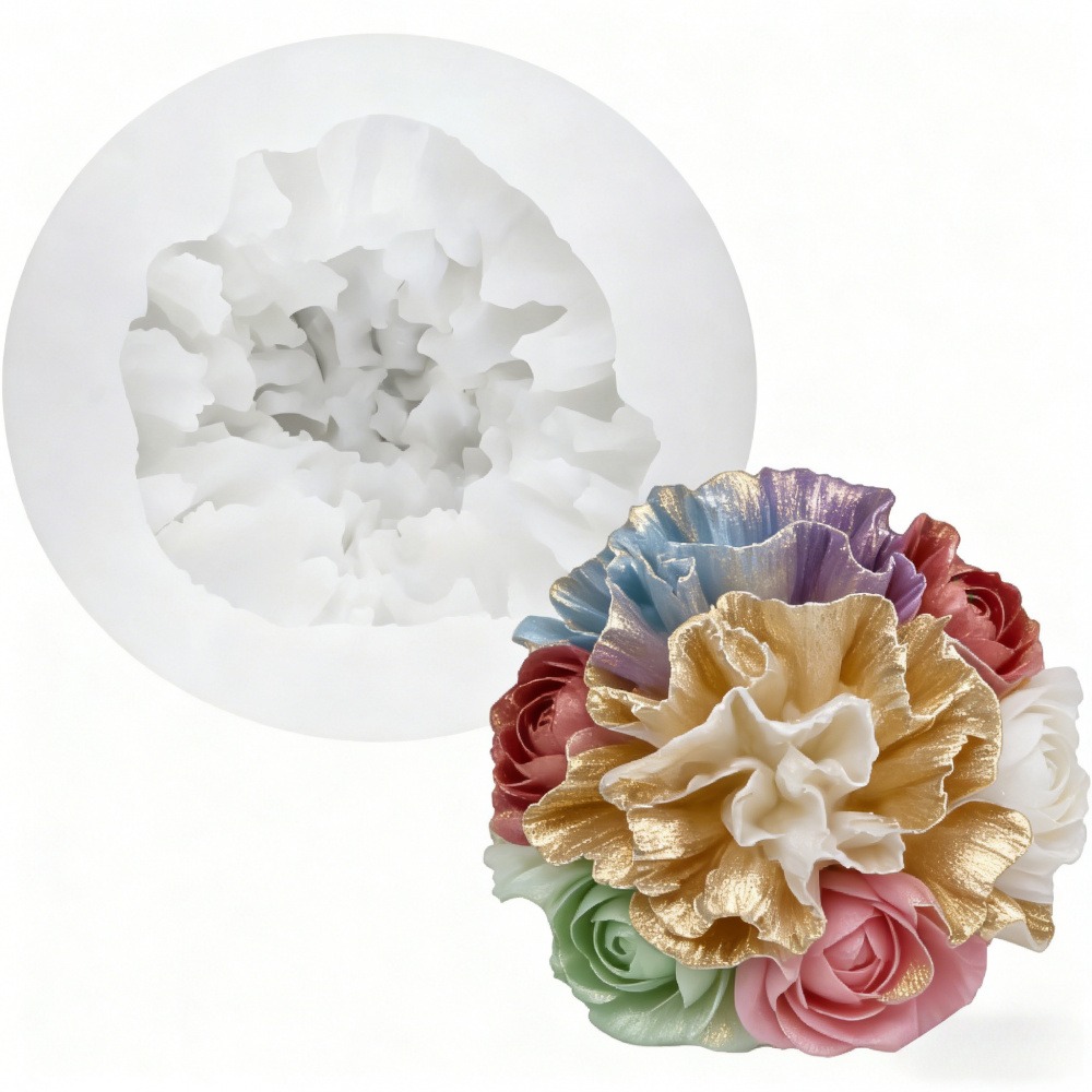 3-Piece Silicone Molds for Ros - مراجعة Soap Making Designs وسعره