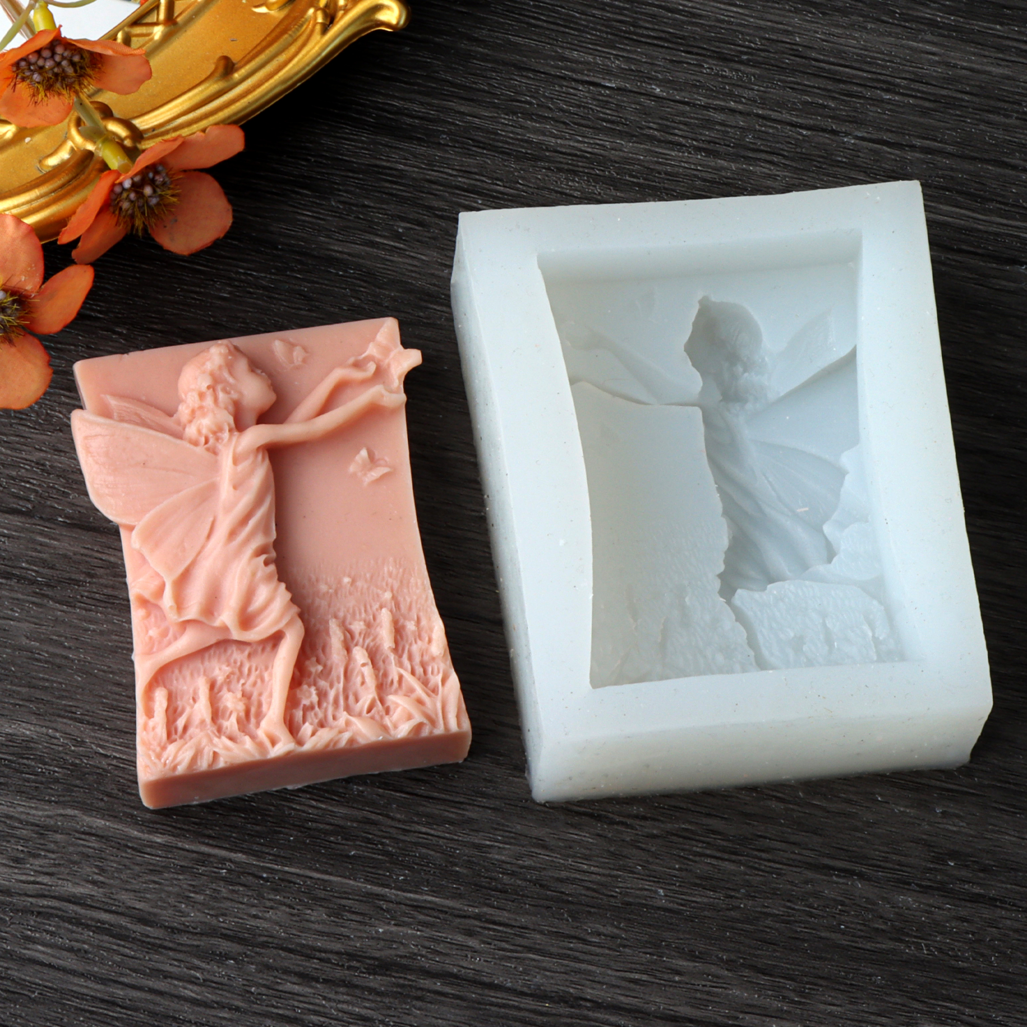 Flower Fairy Silicone Soap Mol - مراجعة Soap Making In Home وسعره