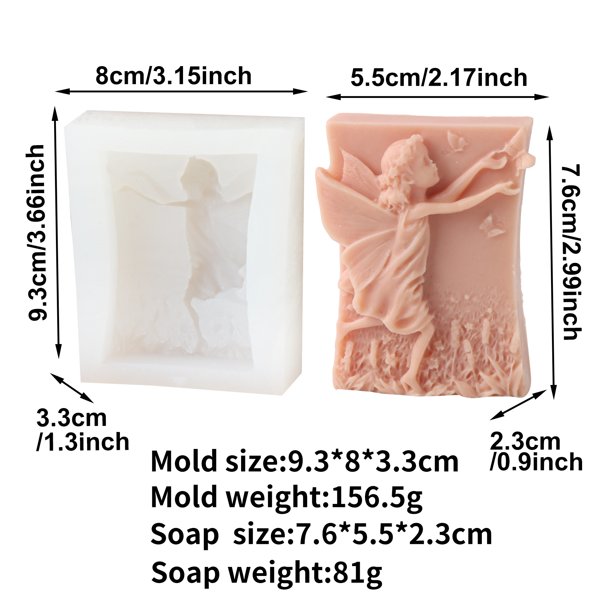 Flower Fairy Silicone Soap Mol - مراجعة Soap Making In Home وسعره