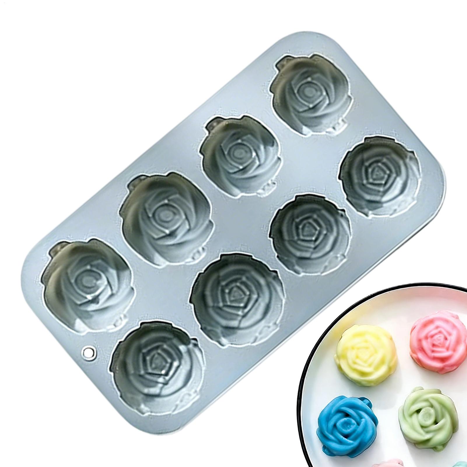 8 Holes Rose Flower Silicone M - مراجعة Soap Making In Home وسعره