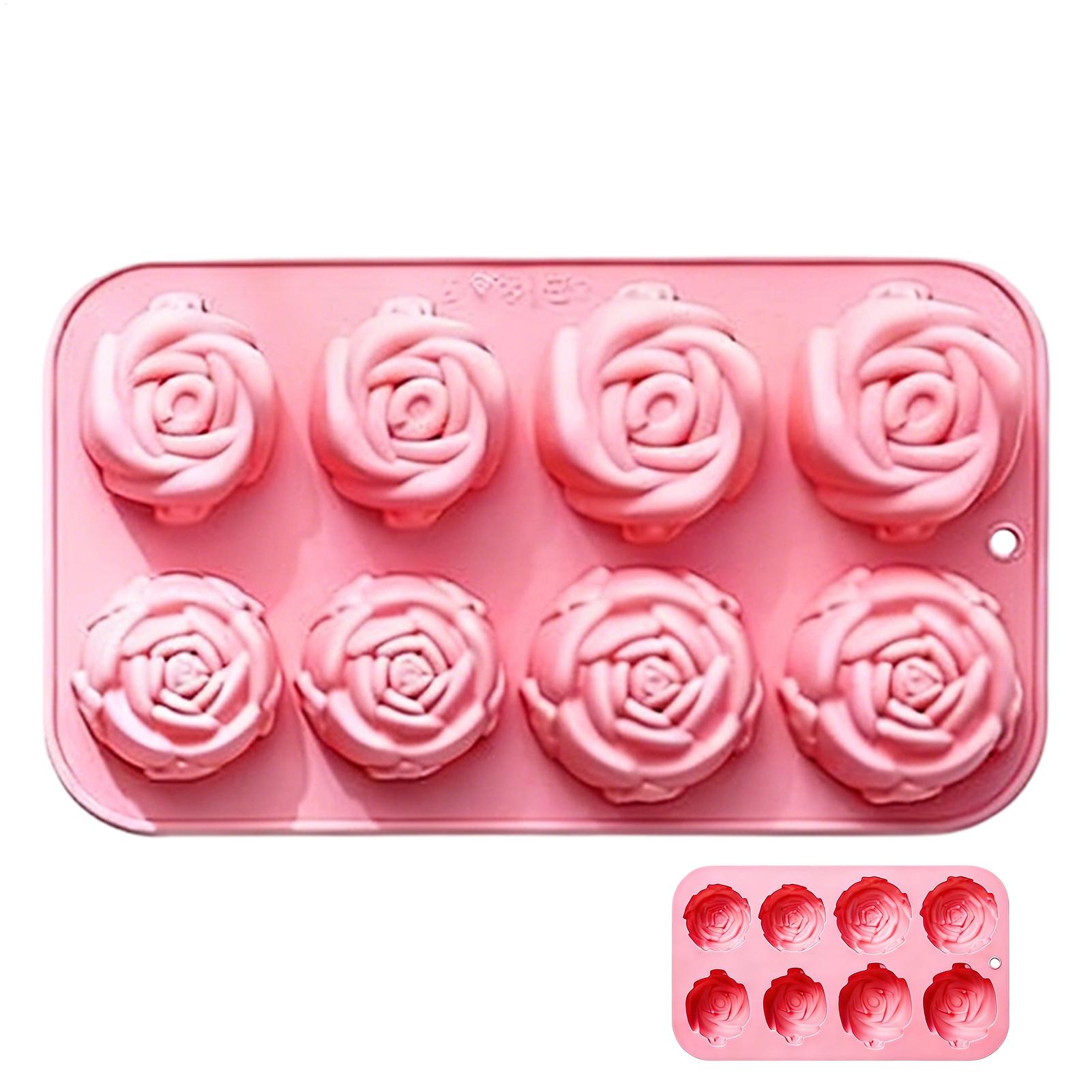 8 Holes Rose Flower Silicone M - مراجعة Soap Making In Home وسعره